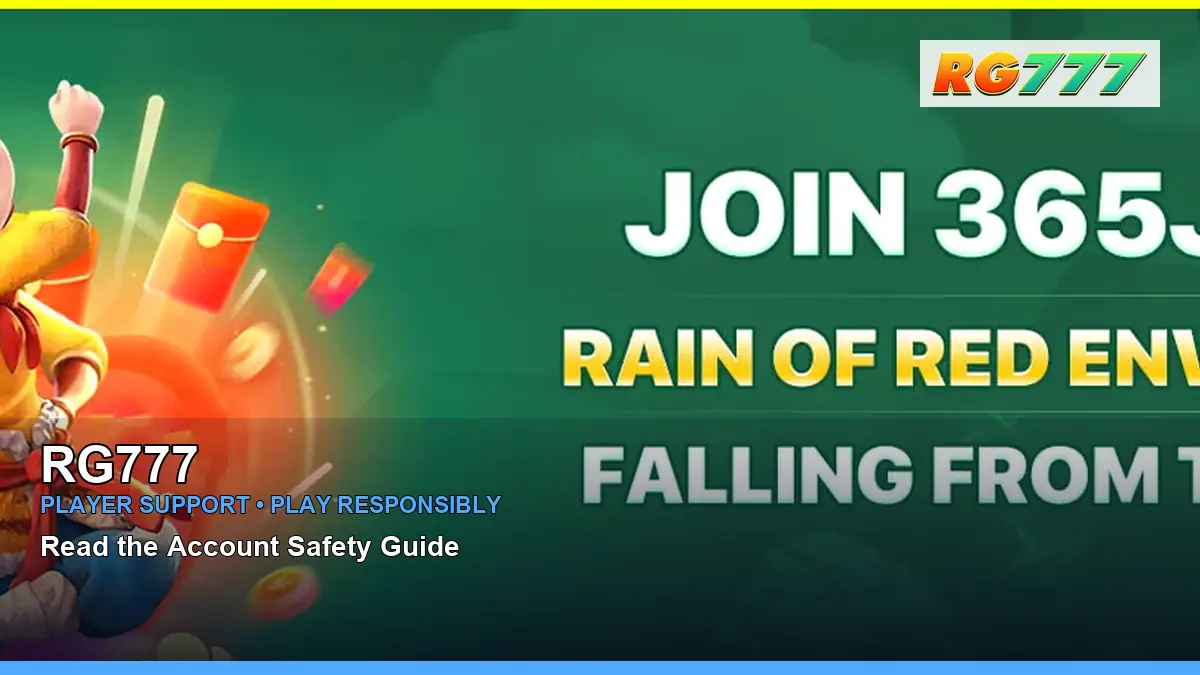 RG777 responsible play resources for Philippine players