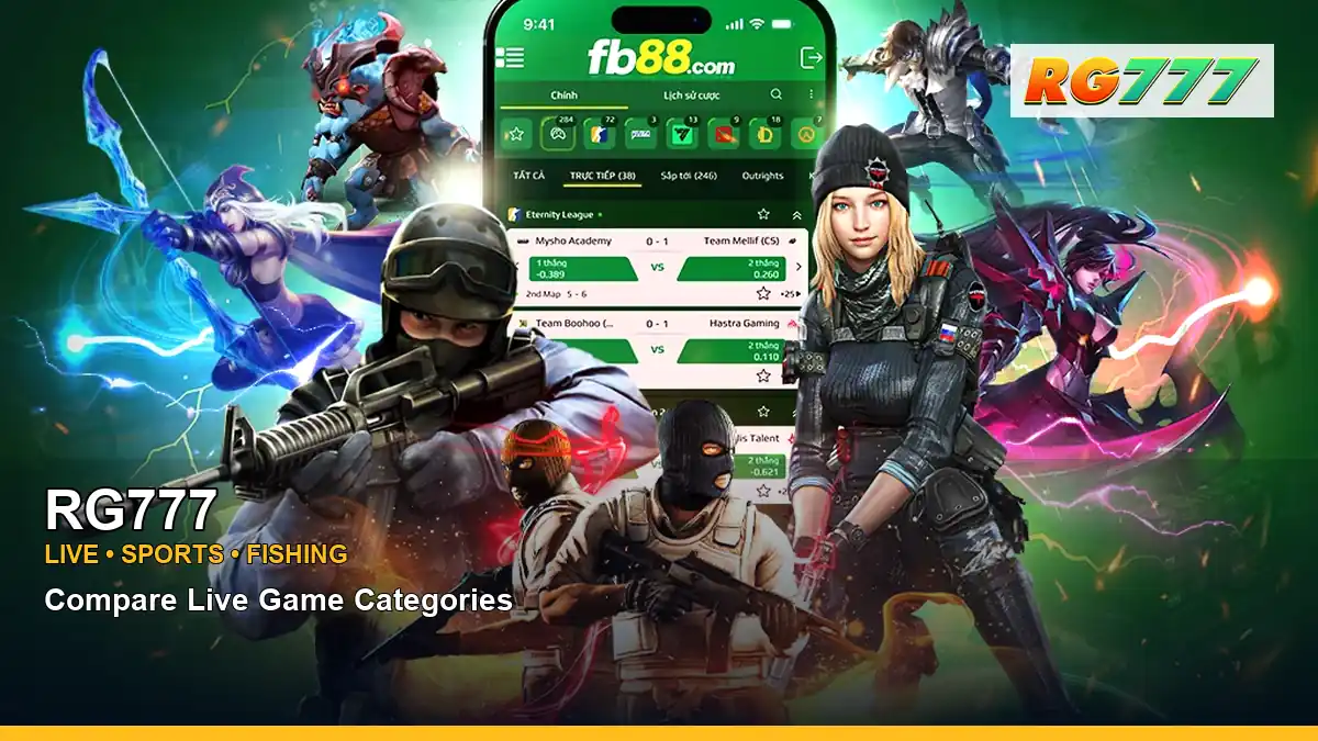 RG777 sports betting and arcade games for Philippine players